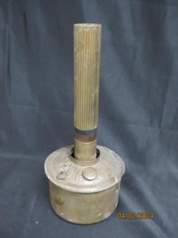 Oil Kerosene Insert Lamp Brass Tall Lantern