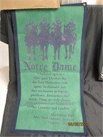 Notre Dame Four Horsemen Banner