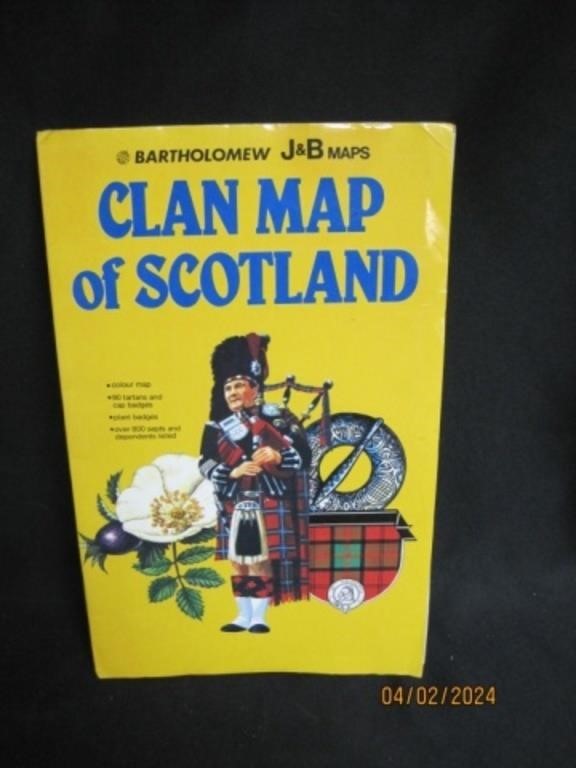 Clan Map Of Scotland