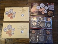 2 sets 1990 Uncirculated Coin Sets with S and P