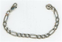 Sterling Italy Chain Link Bracelet 8”
