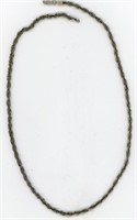 Sterling Italy Robe Braided Chain 20”