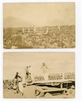WWI Boxing Match Postcards 1919