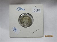 Barber Dime 1906