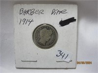 Barber Dime 1914