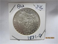Morgan Dollar 1881-O BU