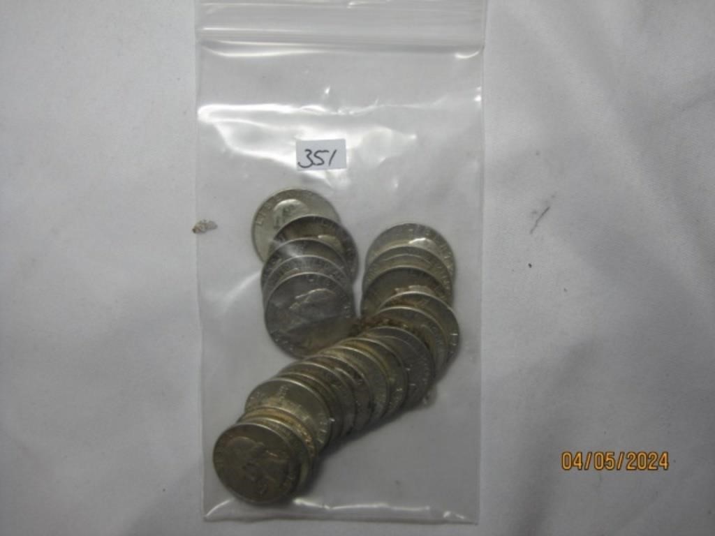 $5.00 Face Bag of Quarters 90% Junk