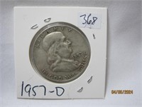 Franklin Half Dollar 1957-D