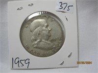 Franklin Half Dollar 1959