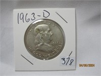 Franklin Half Dollar 1963-D