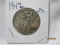 Walking Liberty Half Dollar 1942