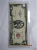 $2 Red Seal Bill 1953