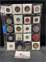 Page of Medals & Tokens