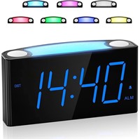 NEW $30 LED Digital Alarm Clock-7 Colors