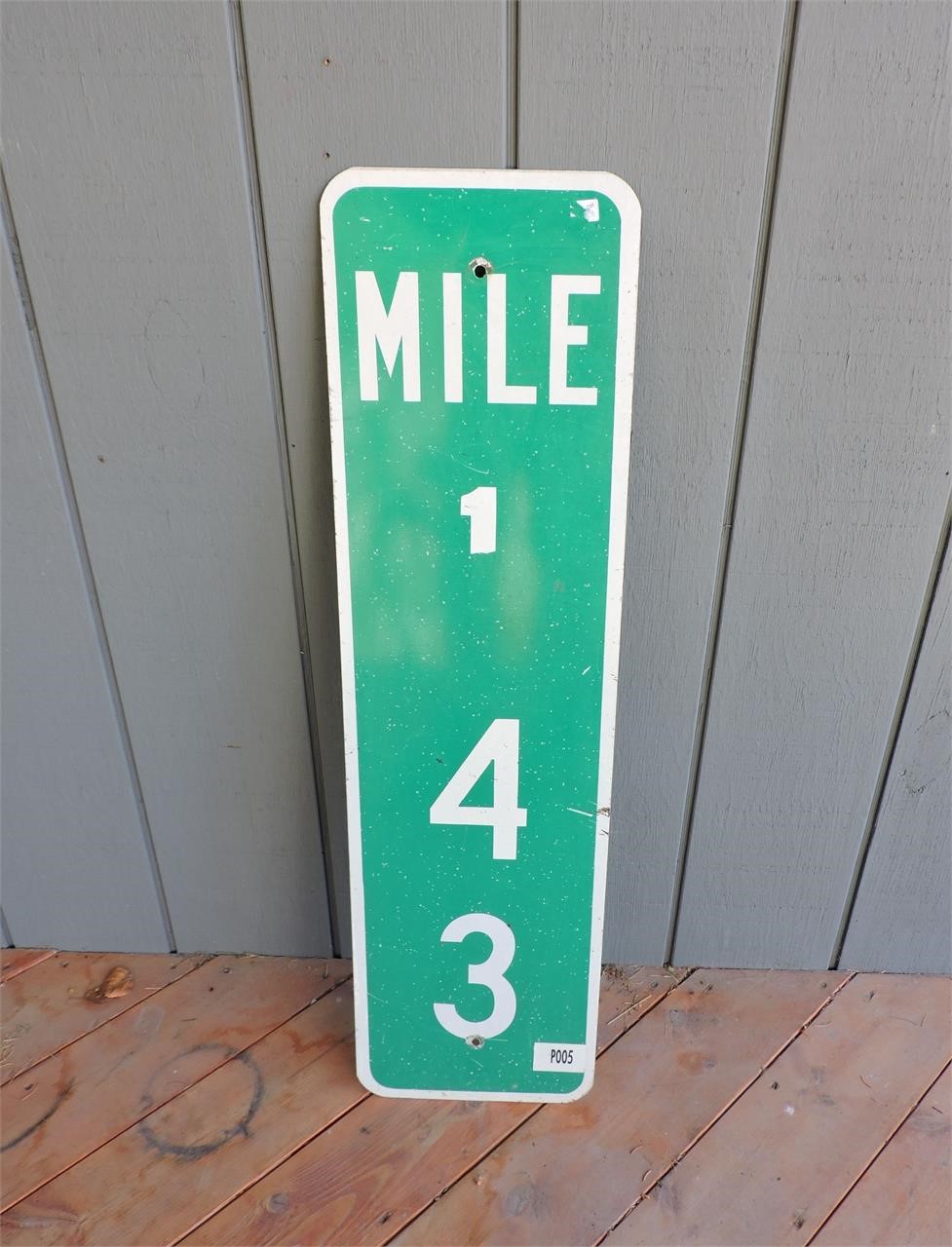 Mile Marker Sign
