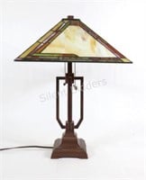 Artisian Stain Glass Library Table Lamp 2 of 2