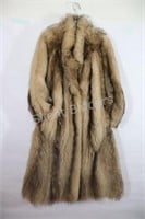 Full Length Coyote Fur Coat