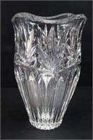 Large Heavy Cut Crystal Designer Vase