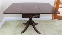 Drop Leaf Centre Drawer Dining Table