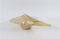 Vintage Murano Art Glass Large "Shell"  Bowl