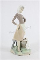 NAO by Lladro " Girl with Milk Bucket" Figurines
