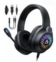 Gaming Headset with Stereo Noise Canceling Mic