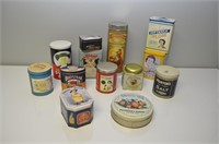 Lot of Collectible Tins