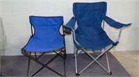 2 Outdoor Folding Spectator Chairs