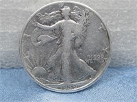 1939 Liberty Walking Half Dollar 90% Silver