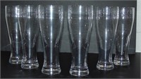Set of (6) 9” Beer Glasses