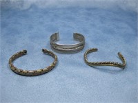 Three Fashion Bracelets