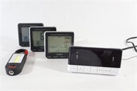 AM/FM Alarm Clock, Wireless Weather Stations,