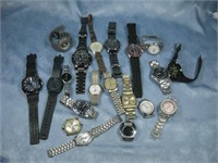 Twenty Assorted Wrist Watches Untested