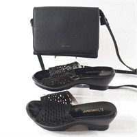 Pixie Mood Leather Shoulder Bag & L'Amour Sandals