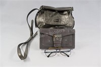 Designer NINE WEST Leather Hand Bag & Wallet