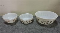 Pyrex, "Early American Bowls