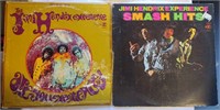 2 Jimi Hendrix Are U Experienced & Smash Hits LPs
