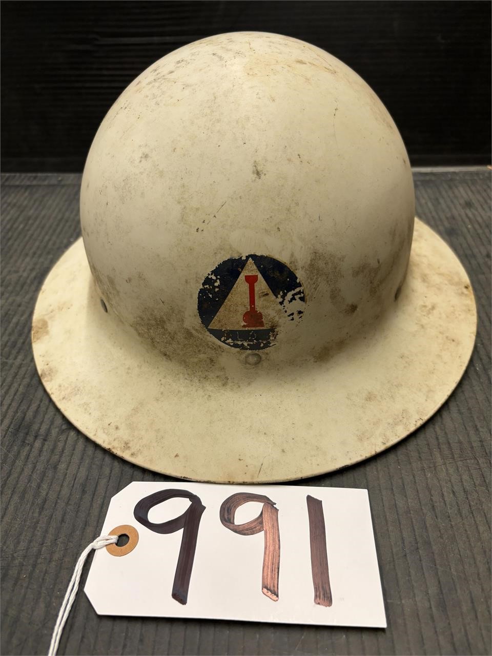 WWII Era Civil Defense Helmet