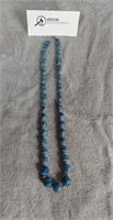 Retro 1980s Molded Plastic Graded Bead Necklace