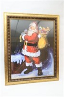 Susan Comish Litho Canvas Santa Claus Artwork