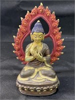 VTG Brass Buddha Hands Figurine