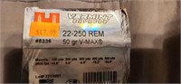 22-250 REM - HORNADY VMAX 50GR AMMO