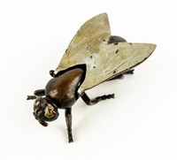 Bronze Fly Bug Match Safe / Matchstick Holder