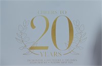 20 Years, Wedding Anniversary Poster Decor A15