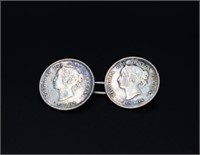 Canadian Queen Victoria Coin Cufflink