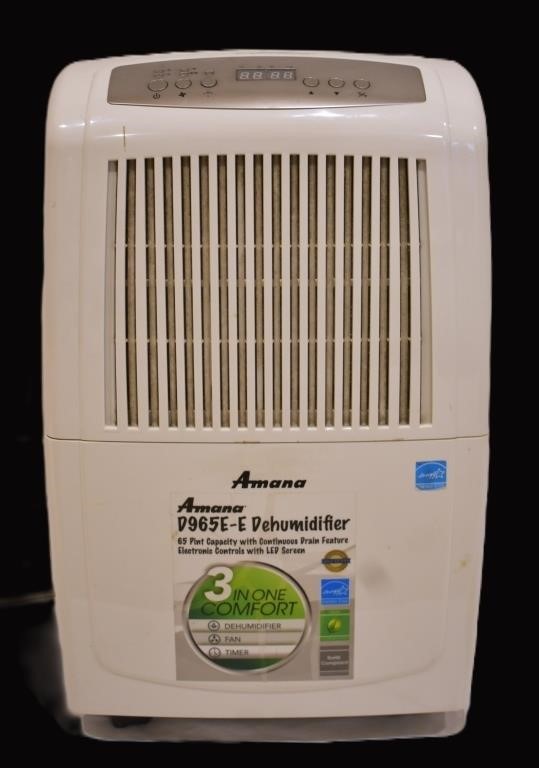 Amana Dehumidifier D-965E-E