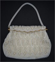 Vintage Ladies Beaded Handbag