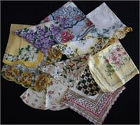 Vintage Ladies Handkerchiefs (10)