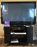 42" Panasonic TV, Cabinet, Roku ++