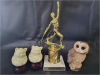 Stone Critters Owl, Avon Cats & More